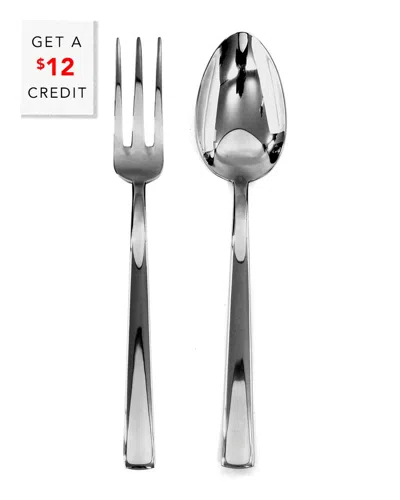 Mepra Serving Set With $12 Credit In Silver