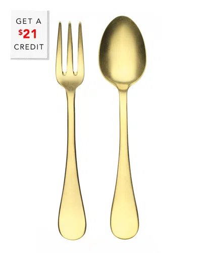 Mepra Serving Set With $21 Credit In Gold