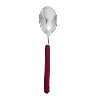 Mepra Serving Spoon Silver/red Fantasia
