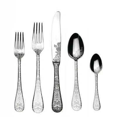 Mepra Set 20 Pcs Set Casablanca Stainless Steel In Silver