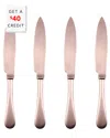 Mepra Set Of 4 American Steak Knives With $40 Credit