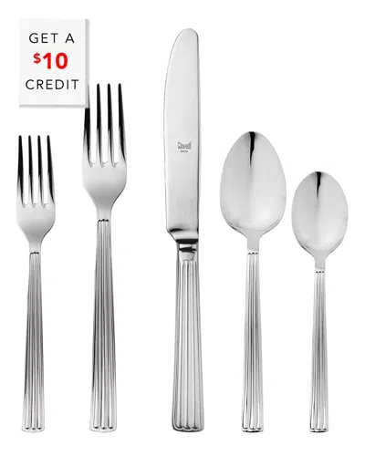 Mepra Sole 5pc Cutlery Set With $10 Credit In Silver