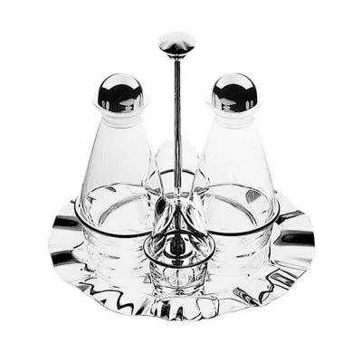 Mepra Sole Cruet Set In Silver