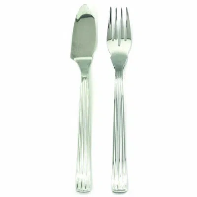 Mepra Sole Flatware Fish Set - 24 Pieces - Stainless Steel