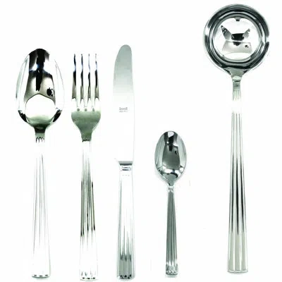Mepra Sole Flatware Set - 49 Pieces - Stainless Steel