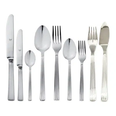 Mepra Sole Flatware Set With H/h Knives - 54 Pieces - Stainless Steel
