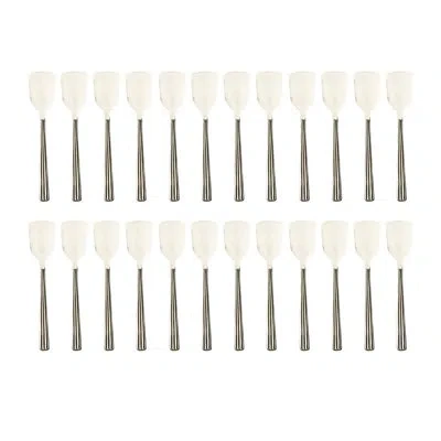 Mepra Sole Ice Cream Spoon - 24 Pieces - Stainless Steel