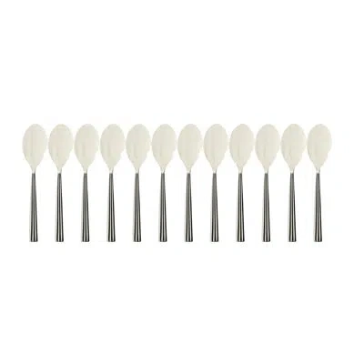 Mepra Sole Tasting Spoon - 12 Pieces - Stainless Steel