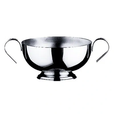 Mepra Soup Bowl With Base In Silver