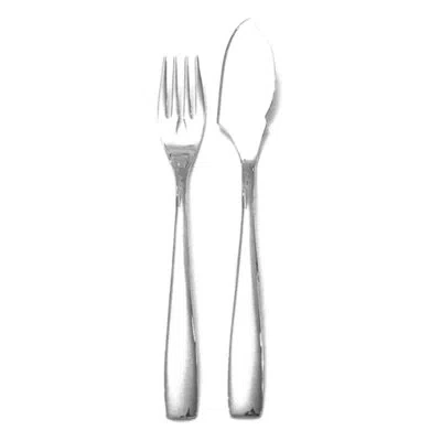 Mepra Sparta Flatware Fish Set - 24 Pieces - Stainless Steel