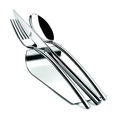 Mepra Specialist 18/10 Stainless Steel Rectangle Knife Rest In Silver
