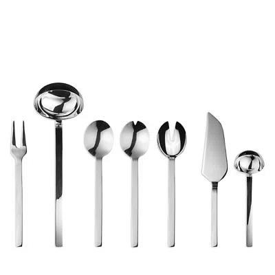 Mepra Stile 7-piece Place Serving Set In Stainless Steel