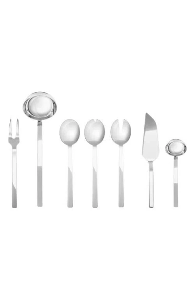 Mepra Stile 7-piece Place Serving Set In Silver