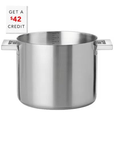 Mepra Stile 9.5in Deep Pot With $42 Credit In Silver