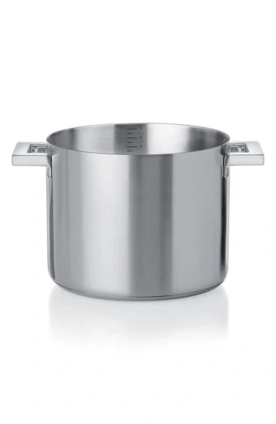 Mepra Stile 9.5-inch Two-handle Pot In Silver