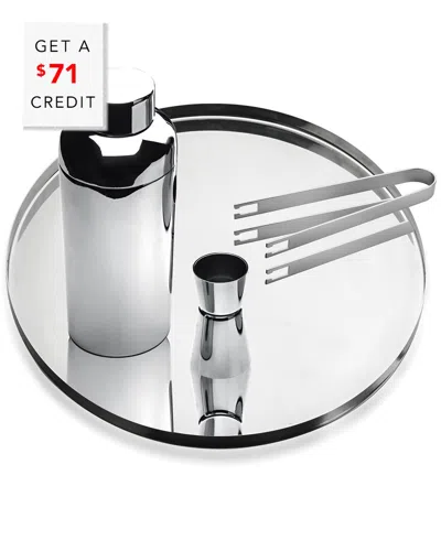 Mepra Stile Bar Set With $71 Credit In Silver