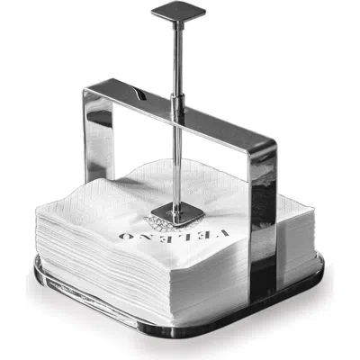 Mepra Stile By Pininfarina Napkin Holder In Silver