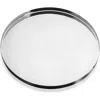 Mepra Stile By Pininfarina Round Tray In Silver