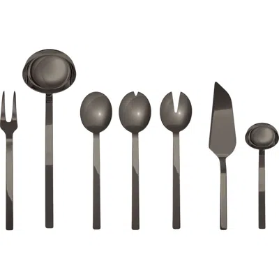 Mepra Stile By Pininfarina Serving Set In Gray