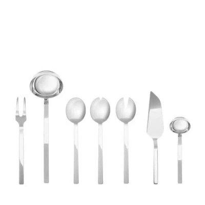 Mepra Stile By Pininfarina Serving Set In Silver