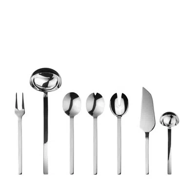 Mepra Stile By Pininfarina Set 7 Piece Ice Stainless Steel In Mirror