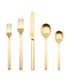 Mepra Stile Ice Oro 20-piece Flatware Set In Gold-tone