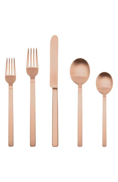 Mepra Stile Ice Bronze 5-piece Stainless Steel Place Setting Set