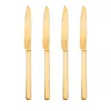 Mepra Stile Ice Gold Steak Knives 4 Piece Set In Ice Gold
