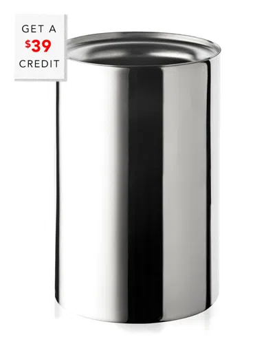 Mepra Stile Insulated 1 Bottle Glacette With $39 Credit In Silver