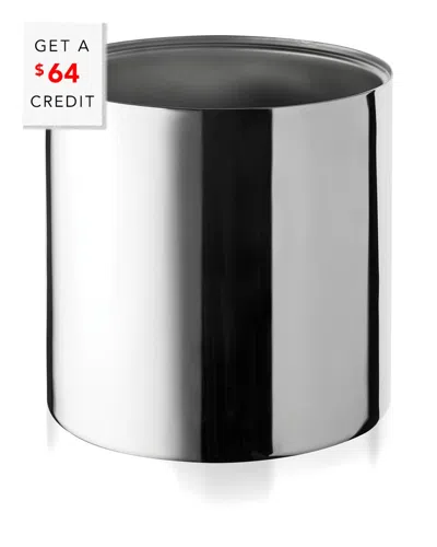 Mepra Stile Insulted 2 Bottle Wine Bucket With $64 Credit In Silver