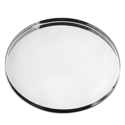 Mepra Stile Round 16.3 Tray In Silver