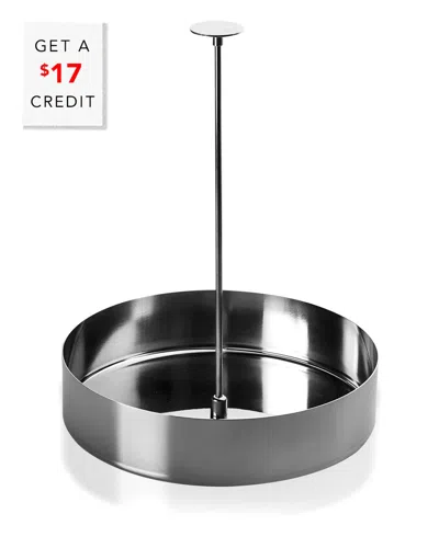 Mepra Stile Round Condiment Basket With $17 Credit In Silver