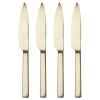 Mepra Stile Steak Knives Set In Gold
