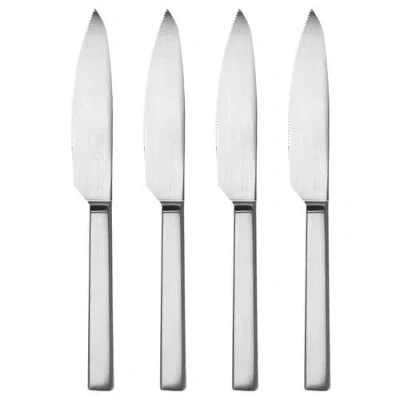 Mepra Stile Steak Knives Set In Metallic