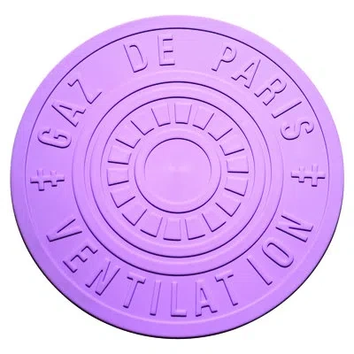 Mepra Street Cover Paris Round Charger Plate 13.9" - 12 Pieces In Lilac