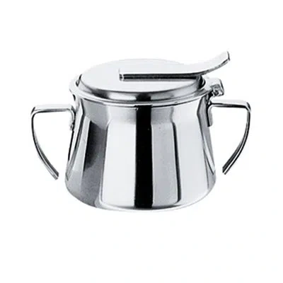 Mepra Sugar Bowl; Lady C: 4-3/8 Oz. In Silver