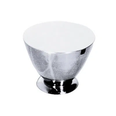 Mepra Sugar Bowl With Base; Uno C: 8-1/8 Oz. In Silver