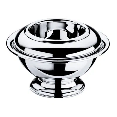 Mepra Supreme Shrimp Bowl Set; Gala; D: 5-7/8"; C: 6 Oz. In Silver