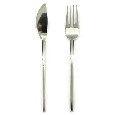Mepra Sveva Flatware Fish Set - 24 Pieces - Stainless Steel