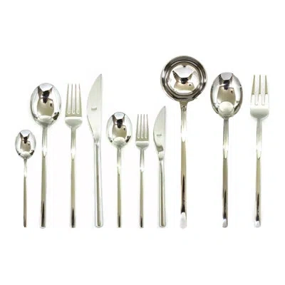 Mepra Sveva Flatware Set - 45 Pieces - Stainless Steel