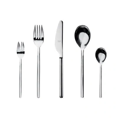 Mepra Sveva Flatware Set With Cake Forks - 30 Pieces - Stainless Steel