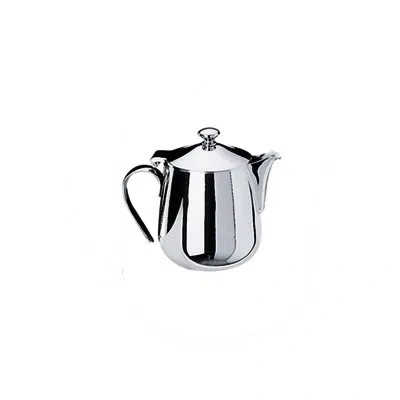 Mepra Tea Pot; Bombata C: 6-3/4 Oz. In Silver