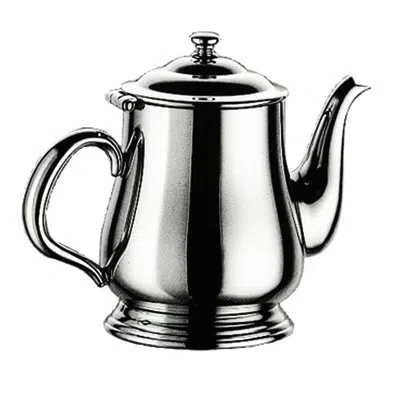 Mepra Teapot With Base Palace 12.51 Oz. In Stainless Steel
