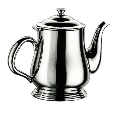 Mepra Teapot With Base Palace 20.29 Oz. In Stainless Steel