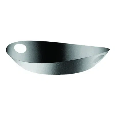 Mepra Tendence Oval Bowl With Fretworked Handles - 1 Piece In Ice