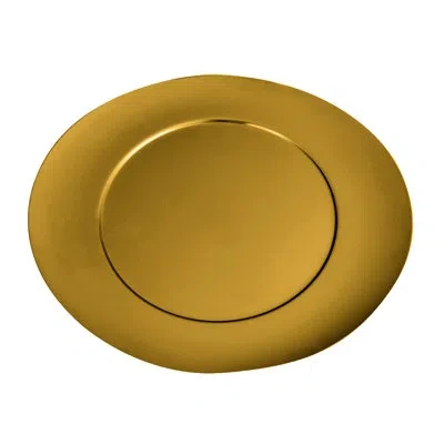 Mepra Tendence Oval Charger Plate 13.38" - 1 Piece In Ice Oro