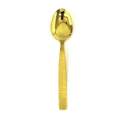 Mepra Tigre American Coffee Spoon - 24 Pieces In Oro