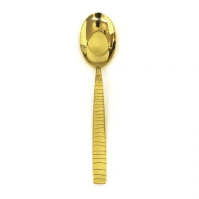 Mepra Tigre Dessert Spoon - 48 Pieces In Oro