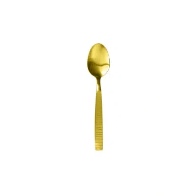 Mepra Tigre Espresso Spoon - 24 Pieces In Ice Gold