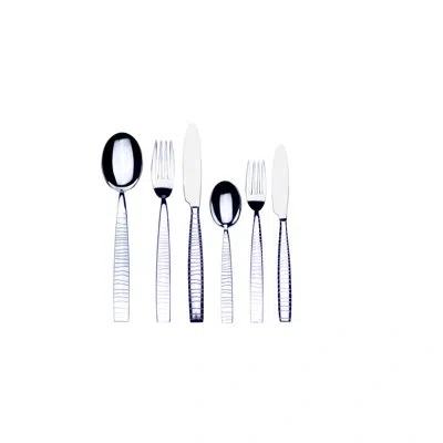 Mepra Tigre Flatware Set - 36 Pieces - Stainless Steel In Silver